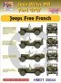 1/35 Decals J.Willys MB/Ford GPW Free French