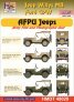 1/48 Decals Jeep Willys MB/Ford GPW AFPU Jeeps