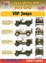 1/48 Decals Jeep Willys MB/Ford GPW VIP Jeeps 3