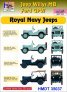1/35 Willys Jeep MB/Ford GPW Royal Navy Jeeps