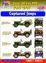 1/48 Willys Jeep MB/Ford GPW Captured Jeeps