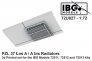 1/72 Radiators for PZL-37 o A/A bis for IBG
