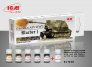 Acrylic paint set for German Afv WWII and Marde