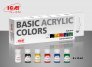Basic Acrylic Paints Colours set
