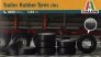 1/24 Trailer Rubber Tyres x 8