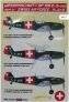 1/72 Decals Bf 109 E-3A Emil Part VI (Swiss AF)