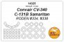 1/144 Convair CV-340 / C-131B Samaritan & wheels masks