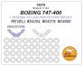 1/144 Boeing 747-400 + prototype masks and masks for wheels