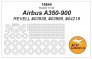 1/144 Airbus A350-900 and with wheel paint masks