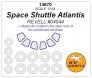 1/144 Space Shuttle Atlantis masks