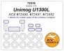 1/72 Unimog U1300L mask for ACE