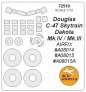 1/72 Douglas C-47 Skytrain, Dakota + wheels masks