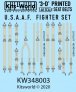 1/48 Usaaf Fighter Seat Belt Set