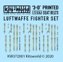1/72 Luftwaffe WWII Fighthers seatbelts set