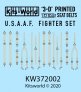 1/72 USAAF WWII Fighter Seatbelts