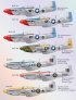 1/48 North-American P-51D Mustang x 7 options