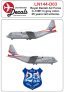 1/144 Rdaf Lockheed C-130H Hercules 25 years tail paint scheme