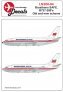 1/200 Braathens SAFE B737-200 old and new scheme for Hasegawa