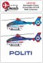 1/32 Norwegian Police Eurocopter EC135 both schemes