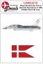 1/48 RDAF/Royal Danish Air Force General-Dynamics F-16B ET208