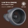 1/48 Republic A-10C Thunderbolt II engine Fan blades and Nozzles