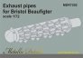 1/72 Bristol Beaufighter exhaust pipes