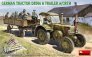 1/35 German Tractor D8506 & trailer with crew