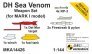 1/144 DH Sea Venom weapon set