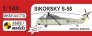 1/144 Sikorsky S-58 Special Service 4x camouflages