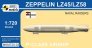 1/720 Zeppelin P-class LZ45/LZ58 Naval Raiders