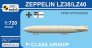 1/720 Zeppelin P-class LZ38/LZ40 First Attacker