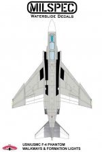 Milspec Camminamenti F-4B Phantom 1/32 3 colori Milspec Camminamenti F-4B Phantom 1/32 3 colori