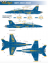 1/32 McDonnell-Douglas F/A-18 Hornet US Navy Blue Angels