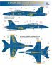 1/32 McDonnell-Douglas F/A-18E/F Hornet US Navy Blue Angels 2021