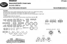 Masken 1/72 Messerschmitt Me 410A-3 für Airfix Masken 1/72 Messerschmitt Me 410A-3 für Airfix