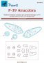 1/144 Canopy mask P-39 Airacobra