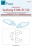 1/72 Canopy mask Seafang F.Mk.31/32