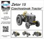 1/72 Zetor 15 Czechoslovak Tractor