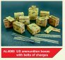 1/48 US ammunition boxes with belts of charges