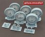 1/35 Wheels Set for Lanchester WWI