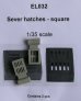 1/35 Sever hatches-square (2 pcs.) EASY LIN
