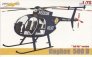 1/72 Hughes MD-500D with tall 'tail ski'