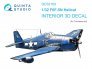 1/32 F6F-5N Hellcat Interior on decal paper for Trumpeter