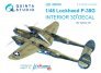 1/48 P-38G 3D-Printed & colour Interior decal