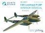 1/48 P-38F 3D-Printed & colour Interior decal