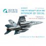 1/48 Boeing F/A-18F late / EA-18G 3D-Printed & coloured Interior