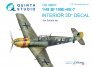 1/48 Messerschmitt Bf-109E-4/E-7 3D-Printed & coloured Interior
