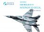 1/48 MiG-29 3D-Printed & color Interior