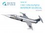 1/48 F-104G 3D-Printed & color Interior