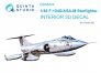 1/48 F-104S/ASA-M 3D-Printed & color Interior